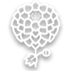 Ornate layered flower bloom icon.