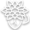 Stylized flower icon.